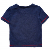 Памучна тениска за бебе за момче синя Original Marines 169562 8