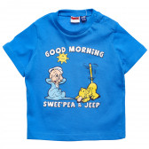 Памучна тениска за бебе за момче синя Original Marines 169618 5