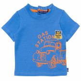 Памучна тениска за бебе за момче синя Original Marines 169622 5