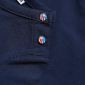 Памучна тениска за бебе за момче синя Original Marines 169676 7