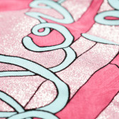 Памучна тениска за момиче розова Benetton 169882 3