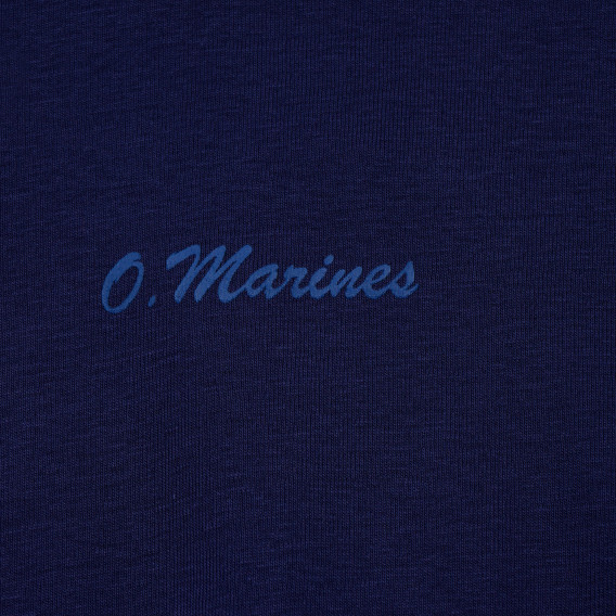 Памучна тениска за момиче синя Original Marines 170172 3