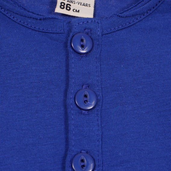 Памучна блуза за бебе за момче синя Tape a l'oeil 170178 2