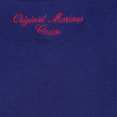 Памучна тениска за момиче синя Original Marines 170188 3