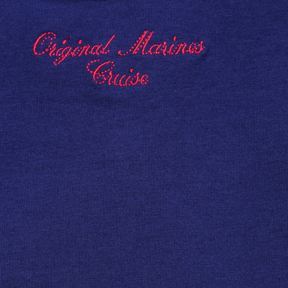 Памучна тениска за момиче синя Original Marines 170188 3