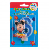 Свещичка Мики Маус цифра 6 за момче Mickey Mouse 170262 