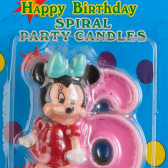 Свещичка Мики Маус цифра 1 за момче Mickey Mouse 170341 2