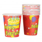 Парти чашки Happy Birthday за момче  170367 2