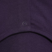 Памучна блуза за бебе за момче лилава Tape a l'oeil 170421 3
