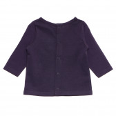 Памучна блуза за бебе за момче лилава Tape a l'oeil 170422 4