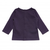 Памучна блуза с дълъг ръкав за бебе за момче лилава Tape a l'oeil 170426 4