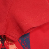 Памучна блуза за бебе за момче червена Tape a l'oeil 170465 3