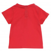 Памучна блуза за бебе за момче червена Tape a l'oeil 170466 4