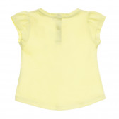 Памучна рокля за бебе за момиче жълта Tape a l'oeil 170470 4