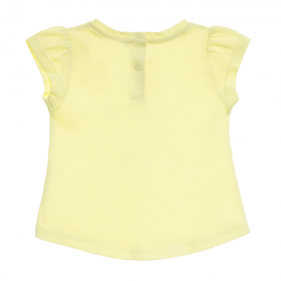 Памучна рокля за бебе за момиче жълта Tape a l'oeil 170470 4