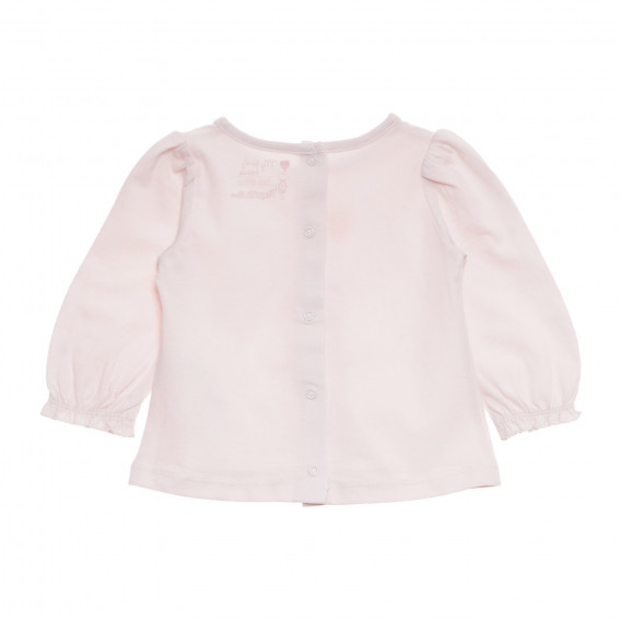Памучна блуза за бебе за момиче розова Tape a l'oeil 170481 3