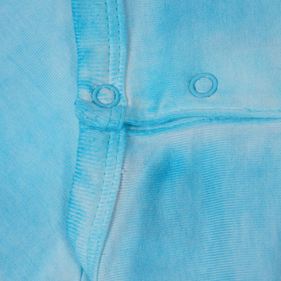 Памучна тениска за бебе с принт на рибки, синя Tape a l'oeil 170497 3