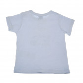 Памучна тениска за бебе за момче, синя Tape a l'oeil 170506 2
