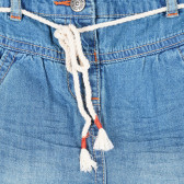 Памучни дънки за момиче сини Tape a l'oeil 170522 2