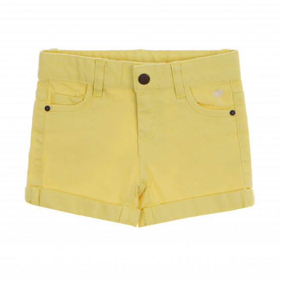 Памучен панталон за момиче жълт Tape a l'oeil 170616 