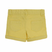 Памучен панталон за момиче жълт Tape a l'oeil 170619 4