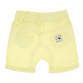 Памучен панталон за бебе за момиче жълт Tape a l'oeil 170623 4