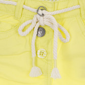 Памучен панталон за бебе за момиче жълт Tape a l'oeil 170629 2