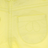 Памучен панталон за бебе за момиче жълт Tape a l'oeil 170630 3