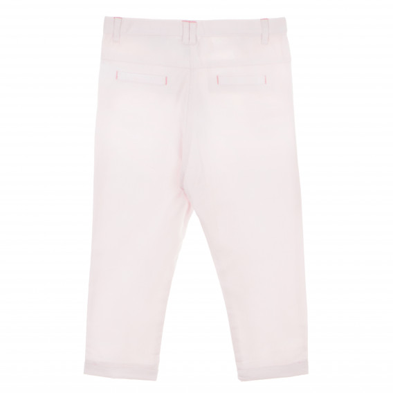 Памучен панталон за бебе за момиче розов Tape a l'oeil 170658 4