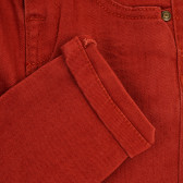 Памучен панталон за бебе оранжев Tape a l'oeil 170676 3