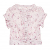 Памучна блуза за бебе за момиче розова Tape a l'oeil 170694 