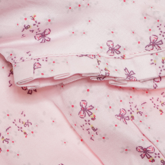 Памучна блуза за бебе за момиче розова Tape a l'oeil 170696 3