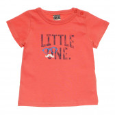 Памучна блуза за бебе за момиче оранжева Tape a l'oeil 170730 