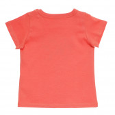 Памучна блуза за бебе за момиче оранжева Tape a l'oeil 170732 3