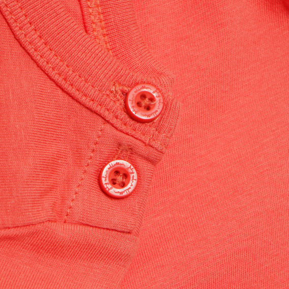 Памучна блуза за бебе за момиче оранжева Tape a l'oeil 170733 4