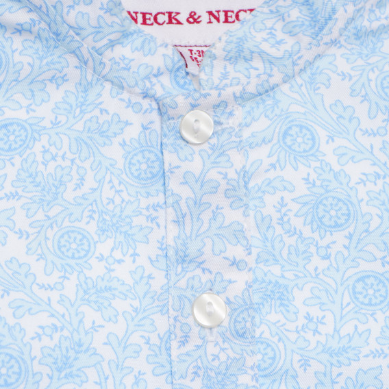 Риза за бебе за момче синя Neck & Neck 170739 2