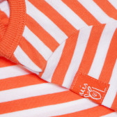 Памучна блуза с къс ръкав за бебе за момче оранжева Tape a l'oeil 170780 3