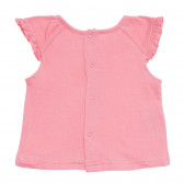 Памучна рокля за бебе за момиче розова Tape a l'oeil 170860 4