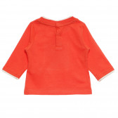 Памучна блуза за бебе за момче оранжева Tape a l'oeil 170965 4