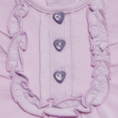 Памучна рокля за бебе за момиче лилава Tape a l'oeil 171024 3