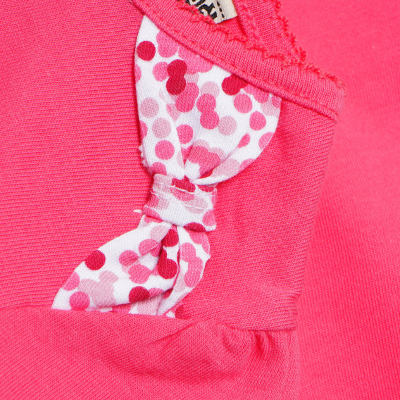 Памучна рокля за бебе за момиче розова Tape a l'oeil 171036 3