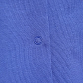Памучна блуза с оранжева панделка за бебе, синя Tape a l'oeil 171064 3