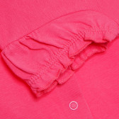 Памучна тениска за бебе за момиче розова Tape a l'oeil 171068 3