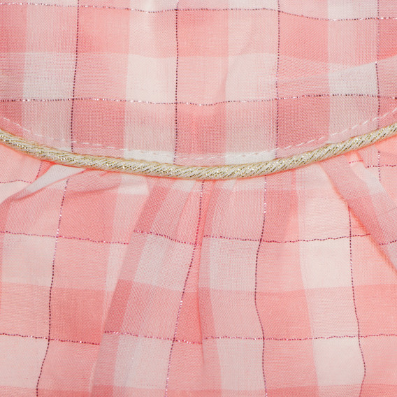 Памучен гащеризон за бебе момиче розов Tape a l'oeil 171220 3