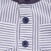 Памучна блуза за бебе за момче бяла Tape a l'oeil 171263 2