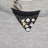 Памучна блуза за бебе за момиче сива Tape a l'oeil 171267 2