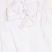 Памучна рокля за бебе за момиче бяла Tape a l'oeil 171302 2