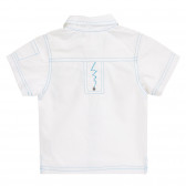 Памучна риза за бебе за момче бяла Tape a l'oeil 171340 4