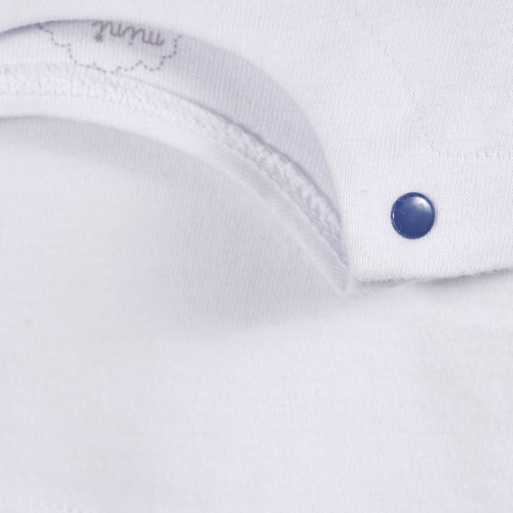 Памучна блуза за бебе момче бяла Tape a l'oeil 171351 3