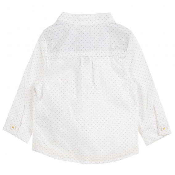 Памучна риза за бебе за момиче бяла Tape a l'oeil 171376 4